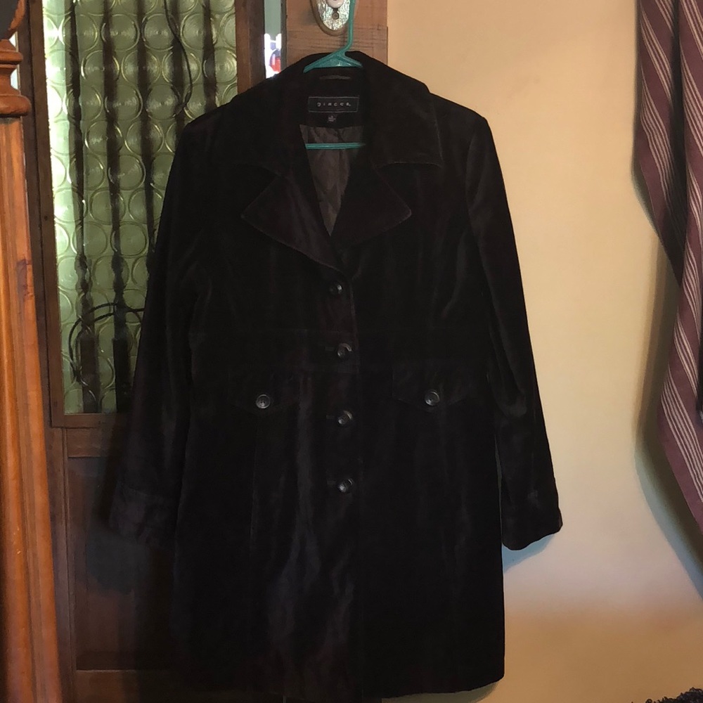 Long Velvet Feel Women’s Jacket